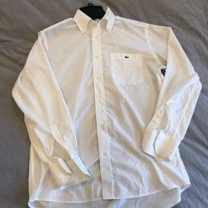 Lacoste Lacoste Long-Sleeved White Shirt